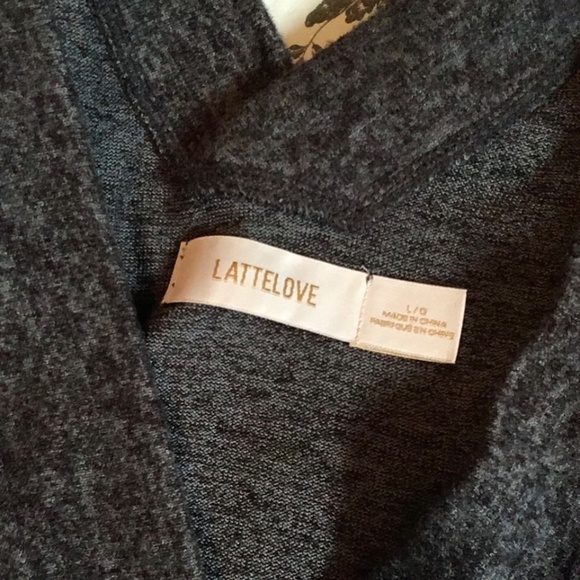 NWT LATTELOVE Cloud Jumpsuit ultra soft hacci fabric Size L - Picture 6 of 9